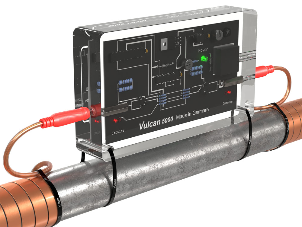 Vulcan Water anti-scale System acrylic protection