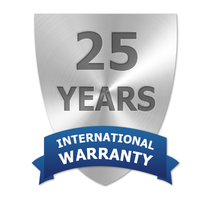 Vulcan 25 years warranty