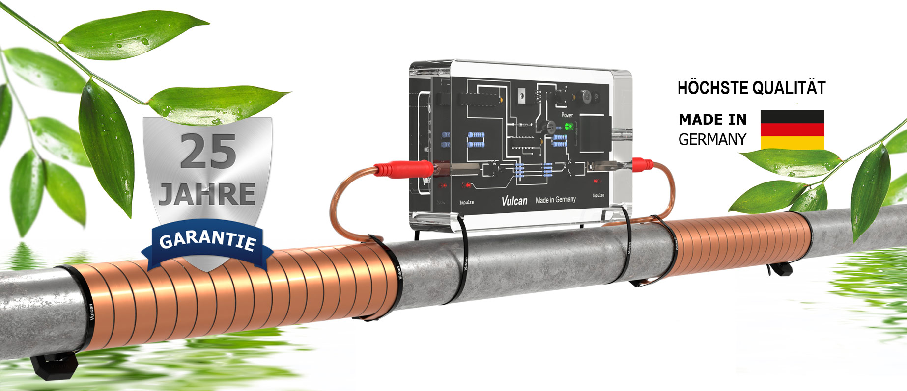 Vulcan Wasserbehandlung 25 Jahre Garantie Made in Germany